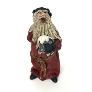 VTG 1988 Tom Clark Santa Figurine Cairn Studios Resin Kitsack Signed Beer Stein